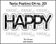 Crealies Texto Positivo Dies HAPPY (POSEN201)