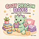Findit Color - Coloring Book - Cozy Dragon Days