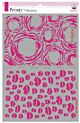 Pronty Stencil Kisses & grunge circles A4 Julia Woning 