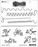 Ranger Dylusions Cling Stamp Set Sampler DYR81715 Dyan Reaveley