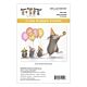 Party Parade Cling Stamp Set House-Mouse Party Parade (RSC-067)