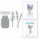 Spellbinders Mason Jar and Lavender Etched Dies (S6-207)