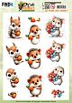 3D Pushout Sheet - Berries Beauties - Cute Animals - Forest Friends