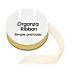Cream Organza Ribbon (8mmx10m) (SBA402)