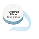 Light Blue Organza Ribbon (8mmx10m) (SBA406)