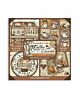Stamperia Coffee and Chocolate Maxi 12x12 Inch Paper Pack (Single Face) (SBBXLB13)