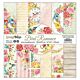 ScrapBoys Bird Romance paperset 12 vl+cut out elements-DZ BIRO-08 190gr 30,5cmx30,5cm