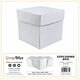 ScrapBoys Exploding box - wit - 3 st - 300 grm SB-EBW-01 10x10x10 cm