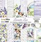 ScrapBoys Lavender Love paperset 12 vl+cut out elements-DZ SB-LALO-08 250gr 30,5cmx30,5cm