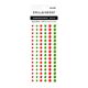 Dimensional Red & Green Enamel Dots (96pcs) (SCS-290)