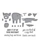 Spellbinders Ham It Up Clear Stamp & Die Set (SDS-199)        