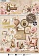 SL Die-cut Paper Pad More than 300 elements Teddy's Tea Time nr. 421