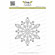  Lesia Zgharda Design photopolymer Stamp Fluffy snowflake SR224