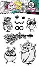 Studio Light Clear Stamp Owlicious Signature Coll. nr.637 ABM-SI-STAMP637 148x210x3mm