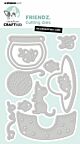Studio Light Cutting Die Friendz nr.742 CCL-FR-CD742 128x85mm