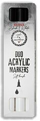 Studio Light Duo acrylic markers Black and white Essent. nr.25 ABM-ES-MARK25 40x153x15mm