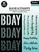 Studio Light Mask & Stamp Essentials nr.02 SL-ES-MST02 155x155mm