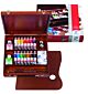 Van Gogh Olieverf in kist Inspiration met 14 kleuren in tubes van 40 ml + accessoires