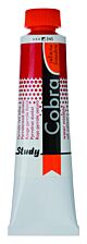 Cobra Study Water Vermengbare Olieverf Tube 40 ml Pyrrolerood Donker 345