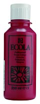 Ecola Plakkaatverf Fles 250 ml Karmijn 318