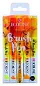 Ecoline Set van 5 Brush Pens - Geel