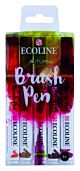 Ecoline Set van 5 Brush Pens - Herfst