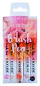 Ecoline Set van 5 Brush Pens - Beige Roze