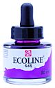 Ecoline Vloeibare Waterverf Fles 30 ml Roodviolet 545