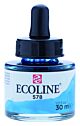 Ecoline Vloeibare Waterverf Fles 30 ml Hemelsblauw (Cyaan) 578
