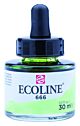Ecoline Vloeibare Waterverf Fles 30 ml Pastelgroen 666