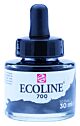 Ecoline Vloeibare Waterverf Fles 30 ml Zwart 700