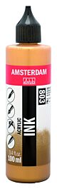 Amsterdam Acryl Inkt 100ml Donkergoud