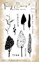 Tracy Evans Abstract Trees A6 Stamp (TE035) 