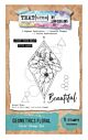TEXT(ures) Dragonfly Dreams 4x6 Inch Clear Stamp Set Geometrics Floralby Lou Collins (TEXCS0004)