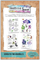 TEXT(ures) by Lou Collins Beneath the Brambles 6x8 Inch Rub-On Transfer Set (8pcs) (TEXRO0001)