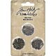 Tim Holtz Idea-Ology Mini Metal Safety Pins 48/Pkg 3 Colors