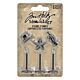 Tim Holtz Idea-Ology Metal Adornments 3/Pkg Figure Stands