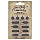 Tim Holtz Idea-Ology Metal Word Tags 12/Pkg 