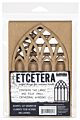 Stampers Anonymous Cathedral Windows Tim Holtz Etcetrera Chipboard (THETC015)