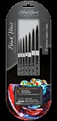 Silver Brush Black Velvet® 7 Pc Must Have Rounds W/C Set (size 0-2-4-6-8-10-12)