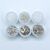 Matsuno rocailles mix set 45 gram Sparkles (silver)