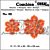 Crealies Combies no.1 bloemen B 21x24 - 30x34 mm