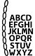 Craftable Mini alphabet & guirlande