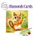 Dotty Designs Diamond Cards, Eekhoorn met wortel