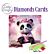 Dotty Designs Diamond Cards, Roze panda
