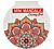 Wins Mini Mandala Kleurboek Rond Rood 12 x 12 cm