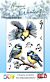 Studio EELZ Clear Stamps  Magical Winter 1 Whimsical Winter Birds