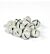 Christmas bells, 10 mm, White, 12pcs