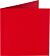 Papicolor dubbele kaart vierkant 132x132mm rood (918)