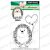 Penny Black clear stamp AFFECTIONATE (3 X4) 